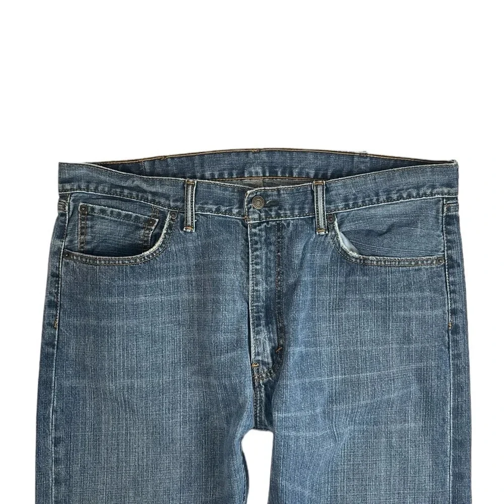 MJ284 Mens Levi’s Strauss 505 Regular Fit Boot Cut Denim Jeans 40x30